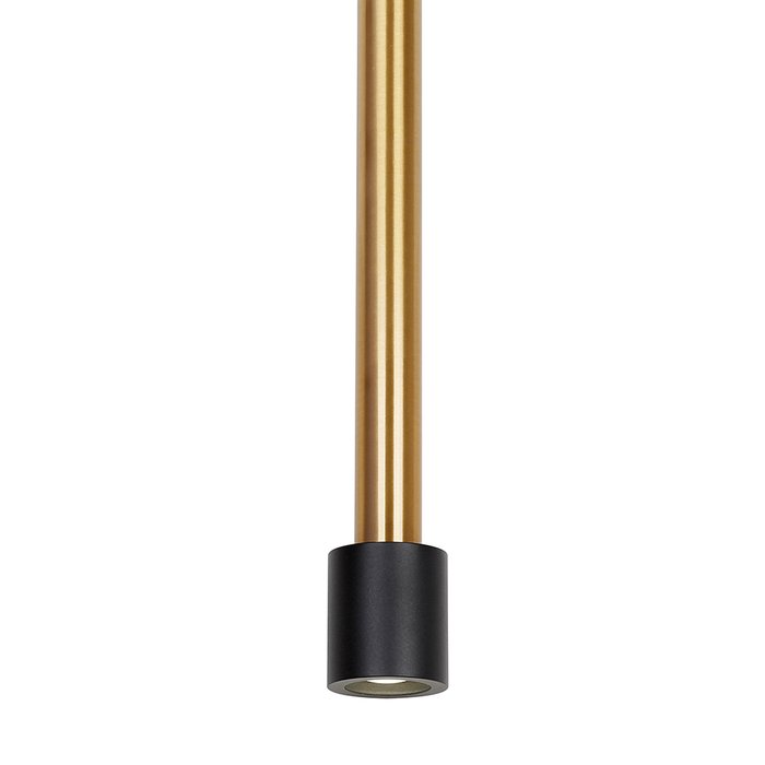 Подвесной светильник Салерно черно-золотого цвета - купить Подвесные светильники по цене 4580.0