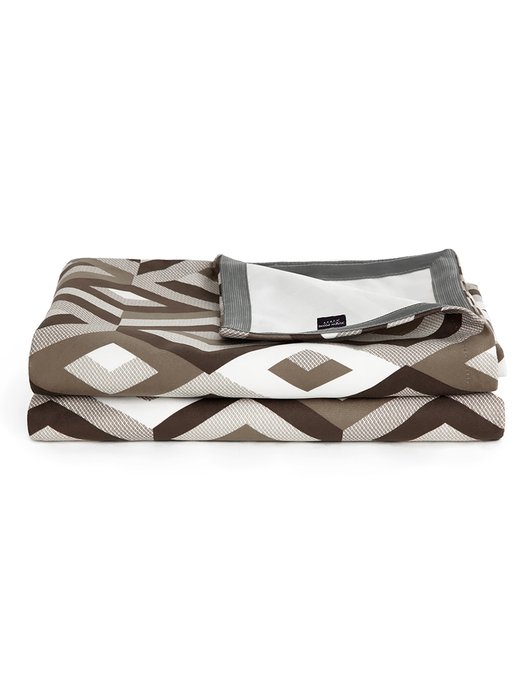 Покрывало Uno Escada Chocolat 140x210 серо-коричневого цвета 