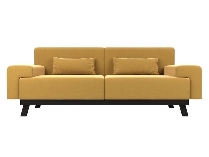 Диван Мюнхен желтого цвета - купить Прямые диваны по цене 36999.0