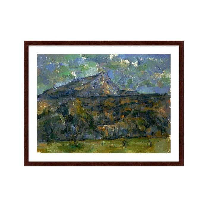 Репродукция картины Mont Sainte-Victoire 1906 г. - купить Картины по цене 12999.0