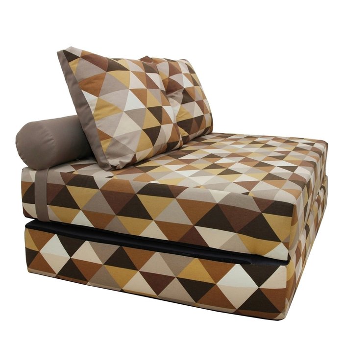 Диван-кровать с подушками и валиком - купить Бескаркасная мебель по цене 34900.0