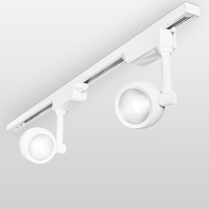 Трековый светодиодный светильник для однофазного шинопровода Oriol белый 12W 4200K LTB48 - лучшие Трековые светильники в INMYROOM