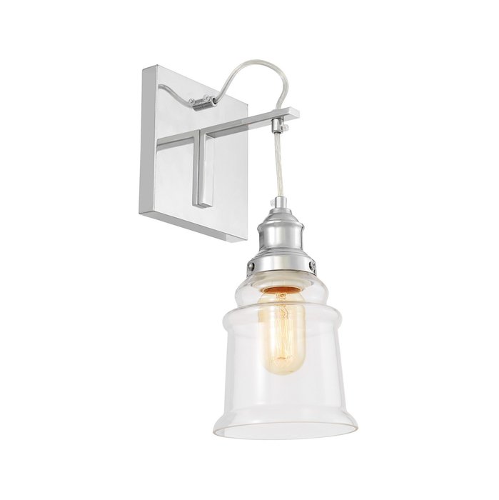 Бра Lumina Deco Fredica Moletti LDW 6844-1 CHR+PR - купить Бра и настенные светильники по цене 1890.0