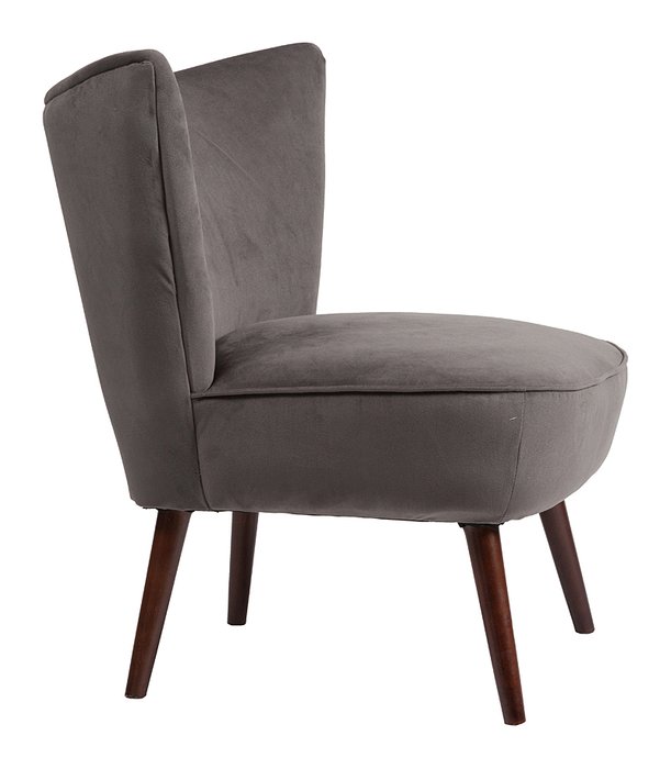 Кресло Vermont Chair Темно-серый Полиэстер - лучшие Интерьерные кресла в INMYROOM