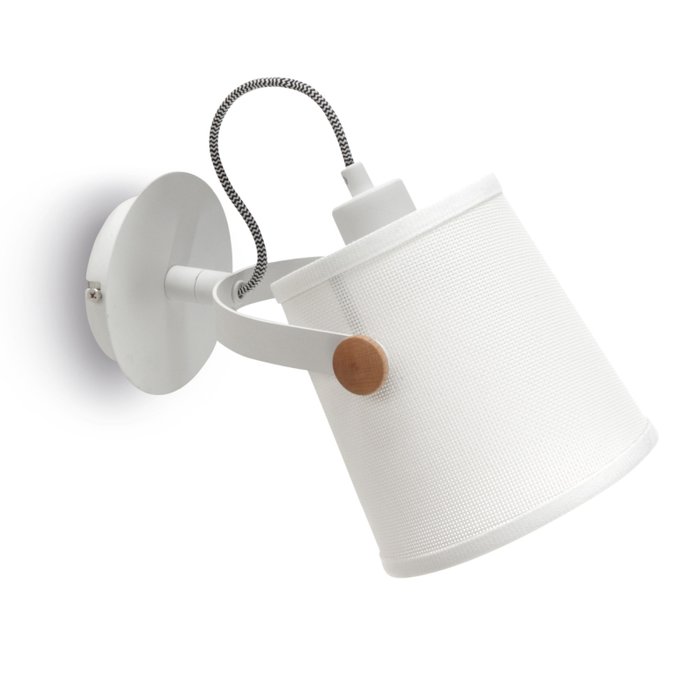 Спот Nordica White 4924 (ткань, цвет белый) Спот Nordica White 4924 (ткань, цвет белый)