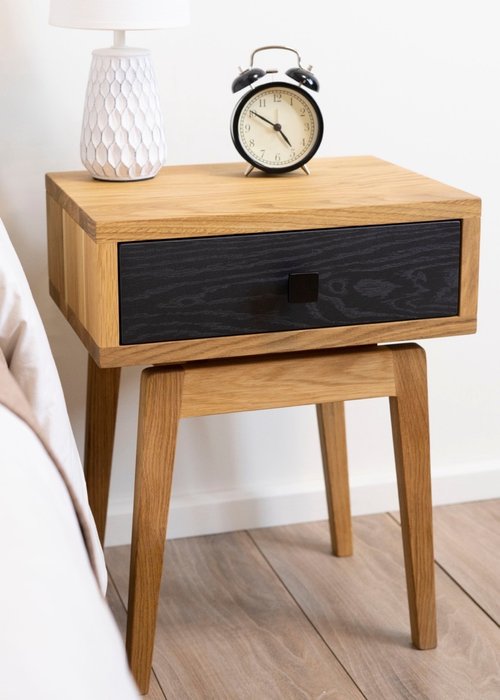 Тумба прикроватная Zolo-D-color из натурального дерева - лучшие Прикроватные тумбы в INMYROOM