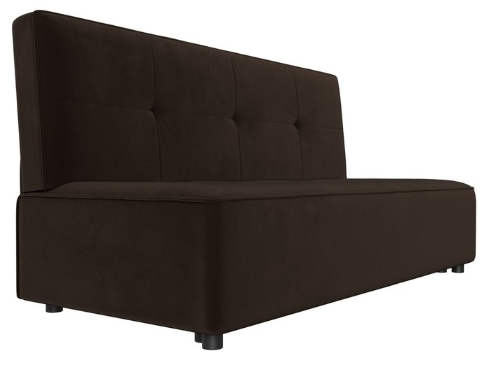 Прямой диван-кровать Зиммер темно-коричневого цвета - лучшие Прямые диваны в INMYROOM