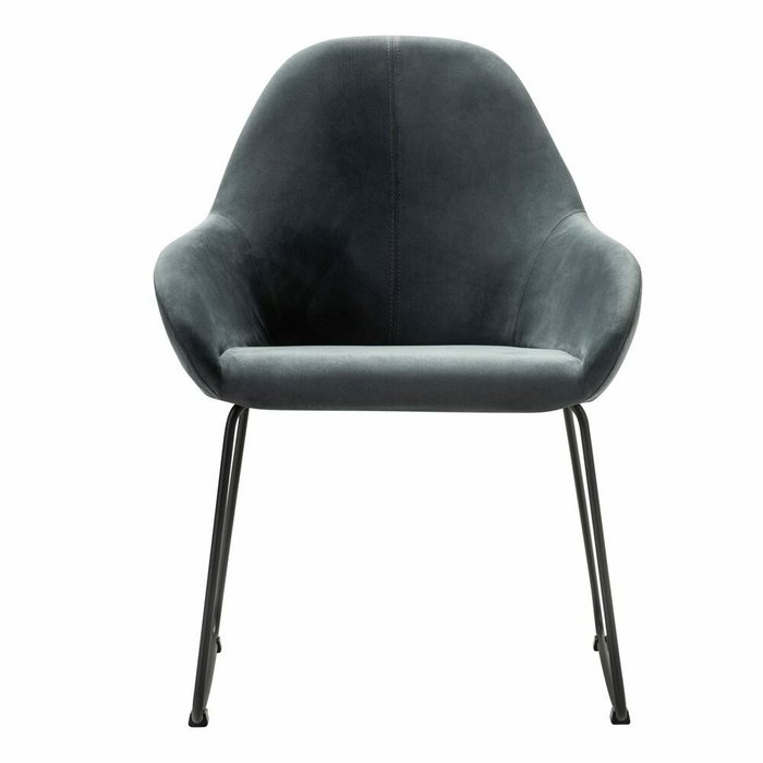 Стул-кресло Kent Diag серого цвета - купить Обеденные стулья по цене 10990.0