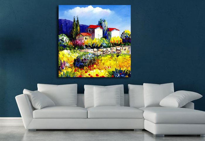 Декоративная картина: Загородный пейзаж - купить Картины по цене 2690.0