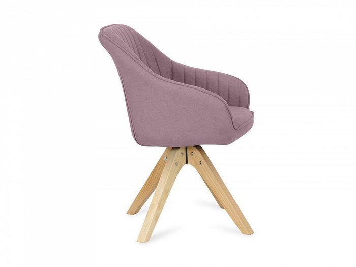 Стул Raymond серо-розового цвета - лучшие Обеденные стулья в INMYROOM