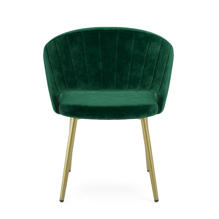 Стул Тедди зеленого цвета - лучшие Обеденные стулья в INMYROOM