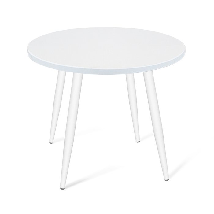 Обеденный стол круглый Francis белого цвета