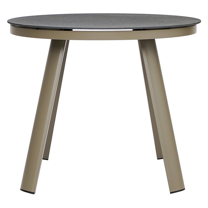 Обеденный стол Leif D90 серо-бежевого цвета - купить Обеденные столы по цене 28900.0