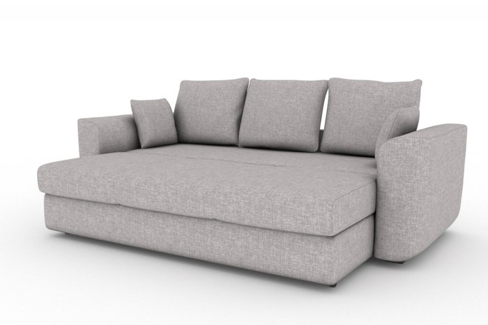 Прямой диван-кровать Stamford серого цвета - купить Прямые диваны по цене 15500.0