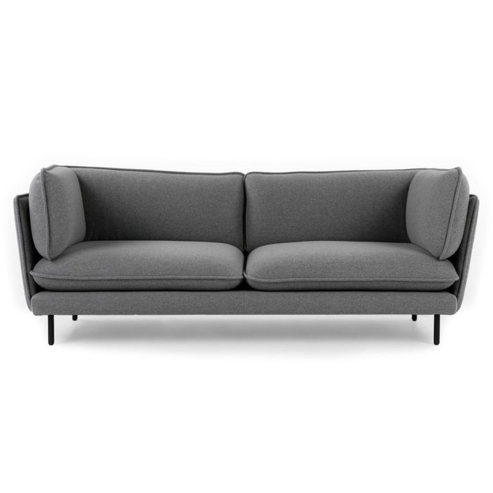 Трехместный диван Wes серый
