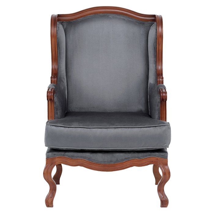 Кресло French Anthracite серого цвета - купить Интерьерные кресла по цене 77000.0