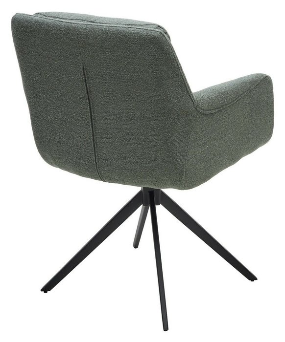 Стул вращающийся Meadow зелено-серого цвета - купить Обеденные стулья по цене 17350.0