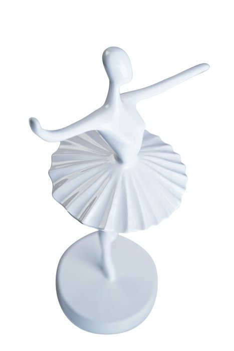 Статуэтка Балерина белого цвета - купить Фигуры и статуэтки по цене 5600.0