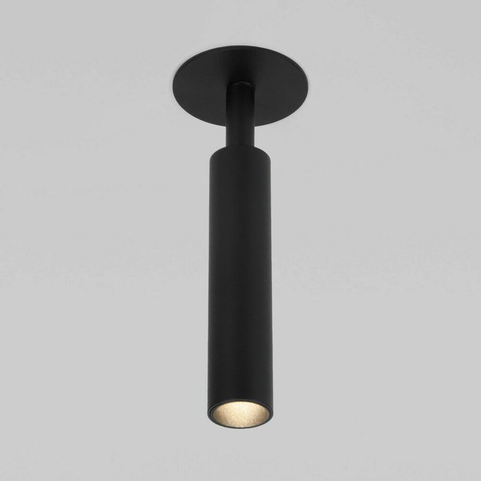 Встраиваемый светодиодный светильник Diffe 5 черного цвета - купить Встраиваемые споты по цене 2360.0
