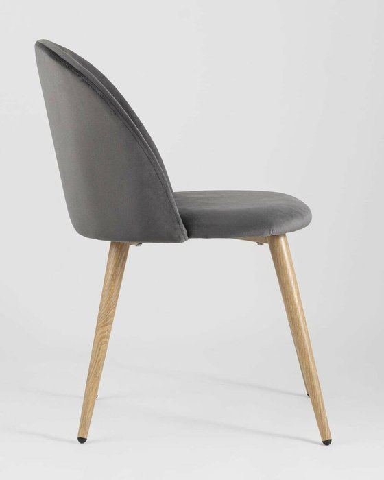 Стул Лион серого цвета - лучшие Обеденные стулья в INMYROOM