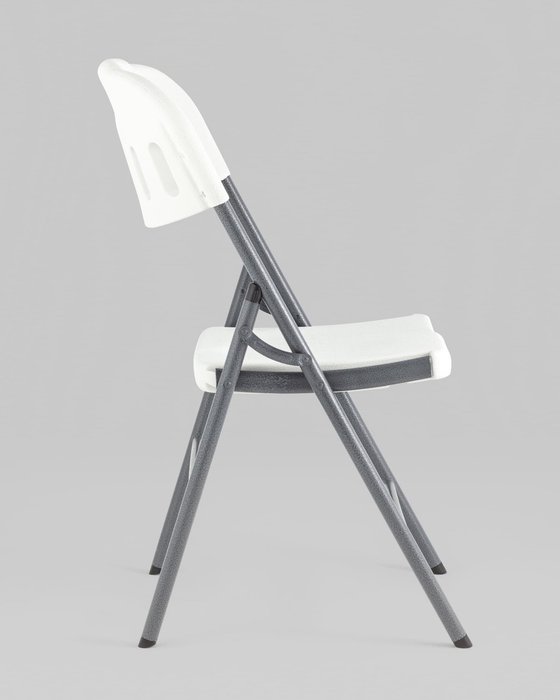 Стул складной Кейт серо-белого цвета - лучшие Обеденные стулья в INMYROOM