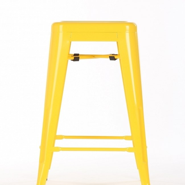 Стул полубарный желтый из стали - лучшие Барные стулья в INMYROOM