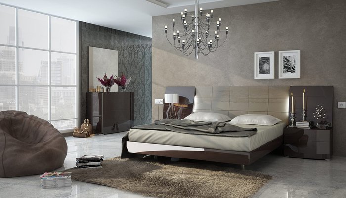 Кровать FENICIA с высоким изголовьем 160X200 см