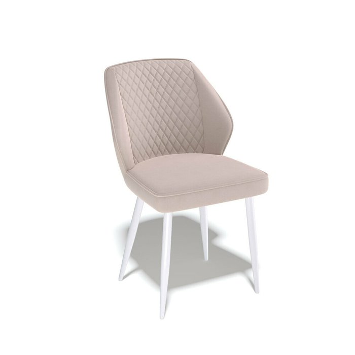 Обеденный стул 182S бежевого цвета  - купить Обеденные стулья по цене 6440.0
