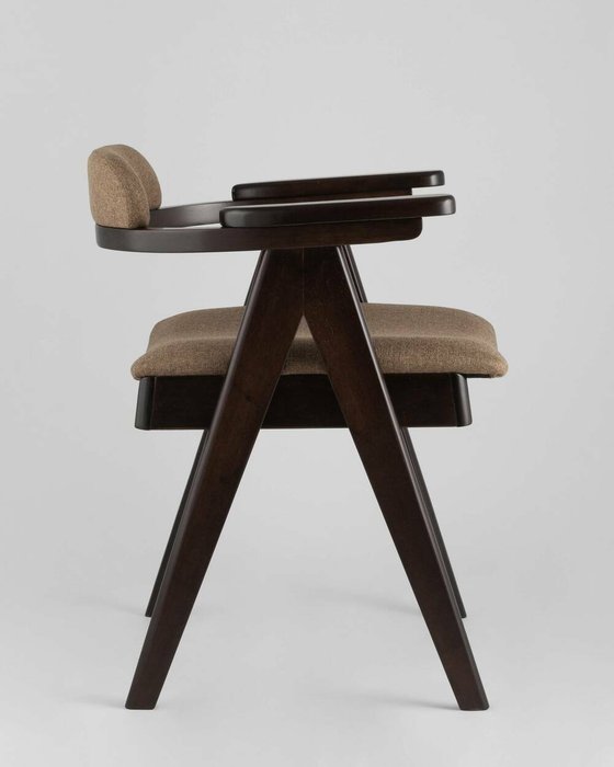 Набор из двух стульев Olav коричневого цвета - лучшие Обеденные стулья в INMYROOM