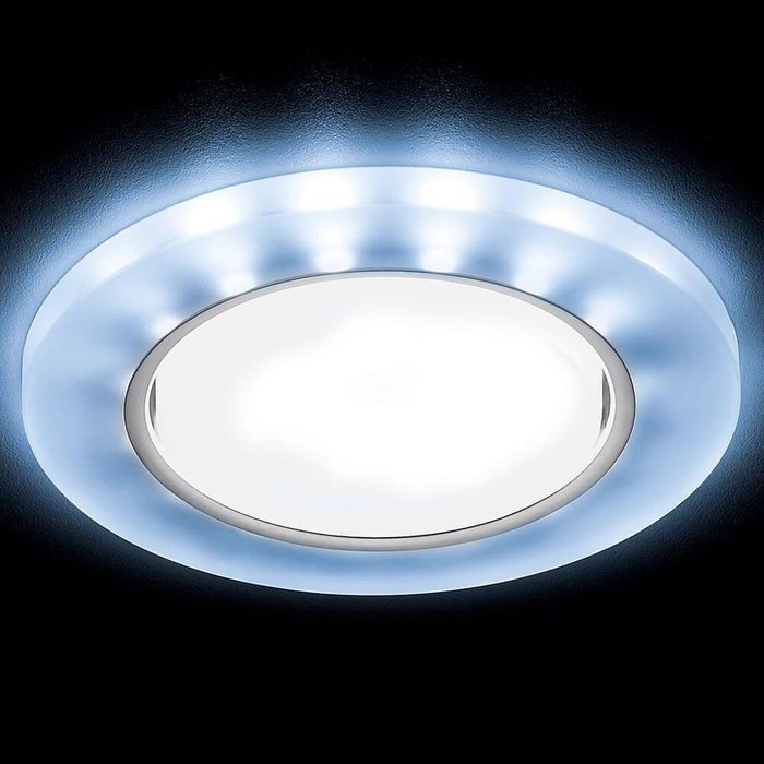 Встраиваемый светильник GX53 LED G214 CL/CH/CLD (пластик, цвет прозрачный) - купить Встраиваемые споты по цене 640