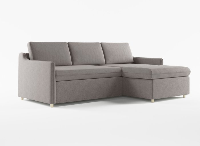 Угловой диван-кровать Tom коричневого цвета - лучшие Угловые диваны в INMYROOM