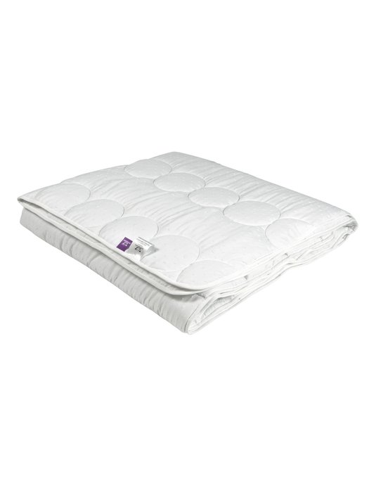 Одеяло стеганое всесезонное Comfort 172х205 белого цвета