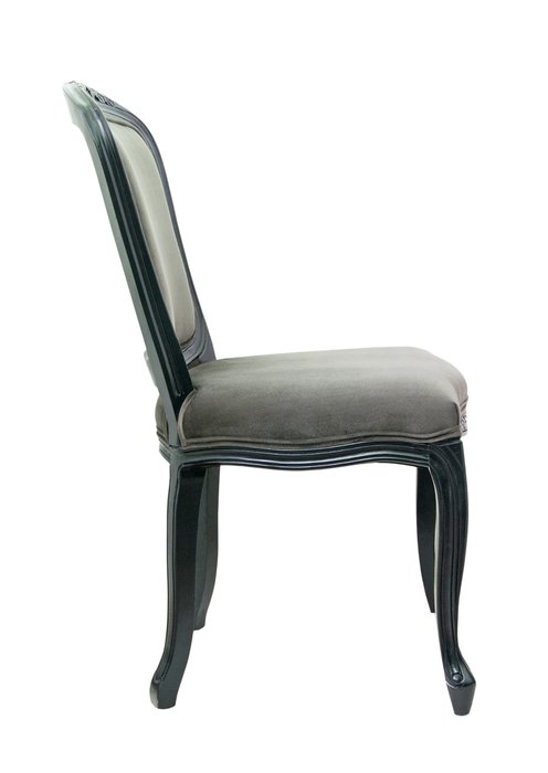 Обеденный стул Gran grey с серой обивкой - купить Обеденные стулья по цене 28500.0