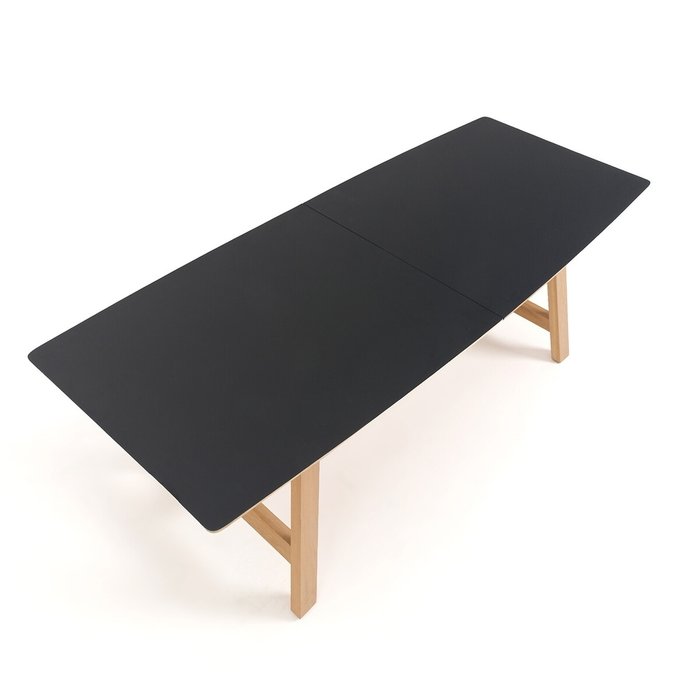 Стол обеденный из металла с удлинениями Buondi дизайн Э Галлины черного цвета - лучшие Обеденные столы в INMYROOM