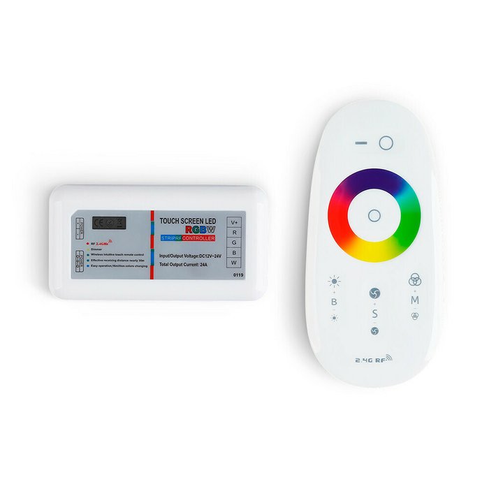 Контроллер для светодиодных лент RGB/RGBW с сенсорным радио пультом Ambrella LED Strip GS11451 Контроллер для светодиодных лент RGB/RGBW с сенсорным радио пультом Ambrella LED Strip GS11451