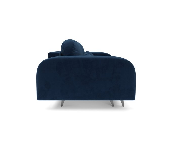 Прямой диван-кровать Цюрих темно-синего цвета - лучшие Прямые диваны в INMYROOM