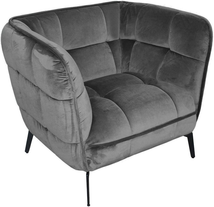 Кресло Осло темно-серого цвета