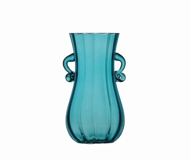 Настольная ваза Leeta Blue Vase из стекла