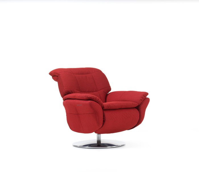 Кресло для руководителя с реклайнером Lomi красного цвета - лучшие Интерьерные кресла в INMYROOM