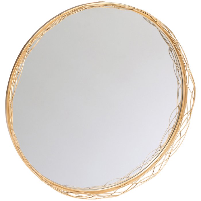 Настенное зеркало Лорентин Голд золотого цвета