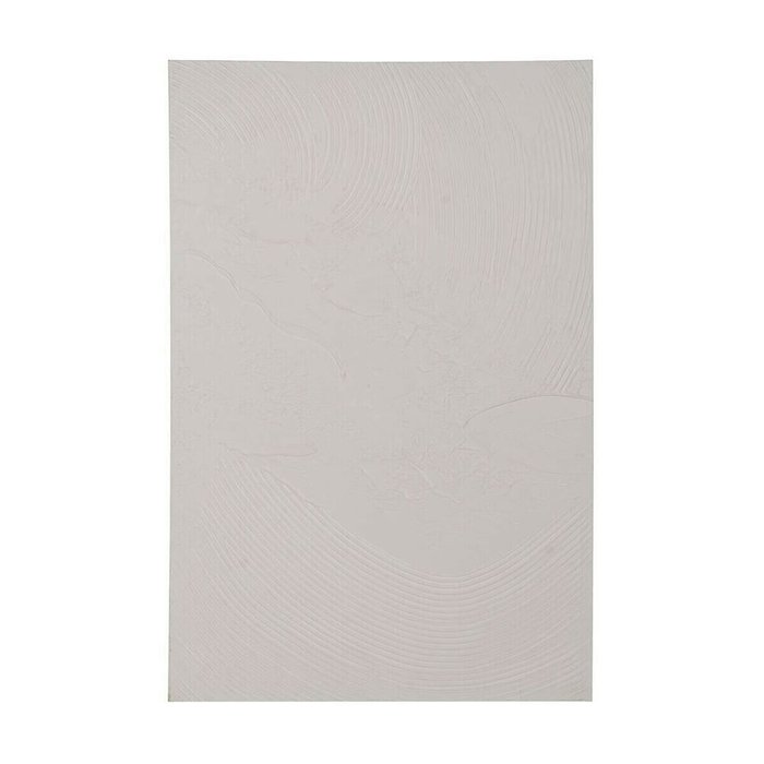 Картина Белый Абстракция 80 x 3 x 120 cm