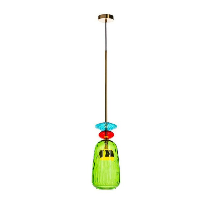 Подвесной светодиодный светильник зеленого цвета - купить Подвесные светильники по цене 15340.0