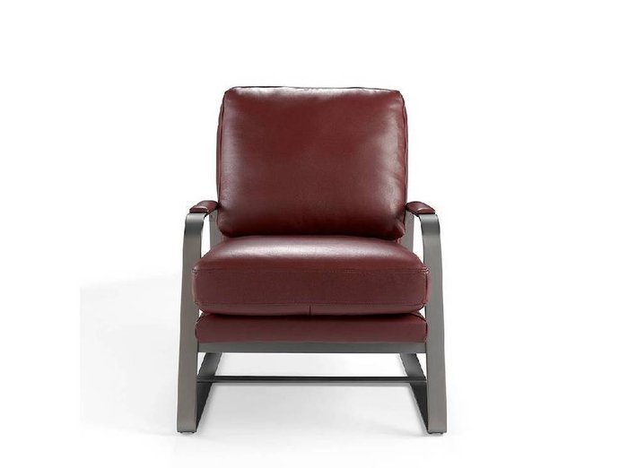 Кресло бордового цвета - купить Интерьерные кресла по цене 169990.0