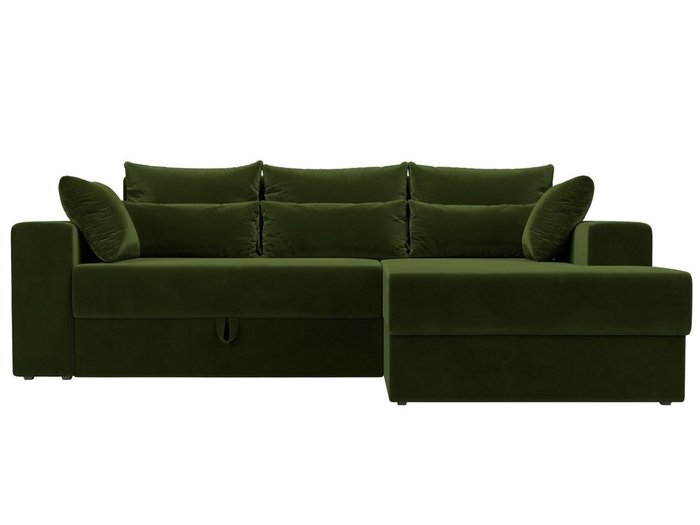 Угловой диван-кровать Мэдисон зеленого цвета - купить Угловые диваны по цене 40990.0