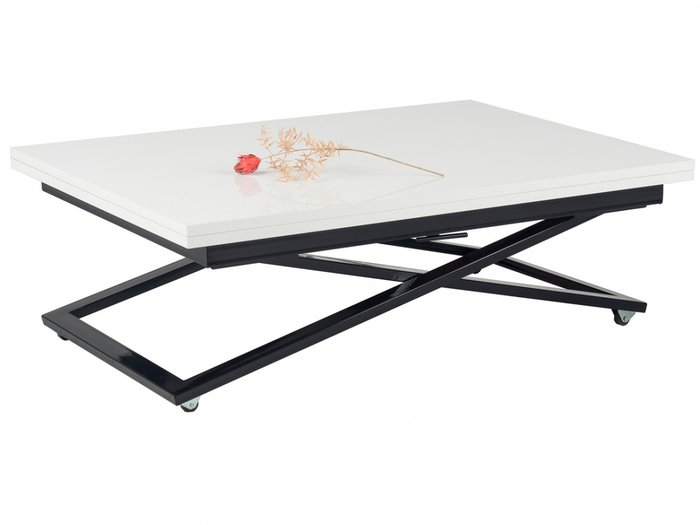 Стол-трансформер Compact белого цвета - лучшие Обеденные столы в INMYROOM