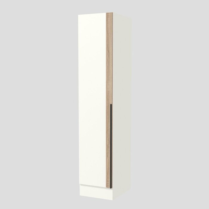 Шкаф с ящиками и вешалкой Абсолют Ш145.1 белого цвета левый Шкаф с ящиками и вешалкой Абсолют Ш145.1 белого цвета левый