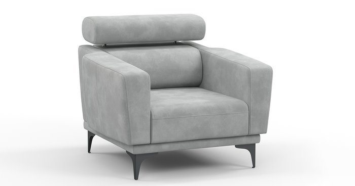Кресло Гловер серебристо-серого цвета - купить Интерьерные кресла по цене 20463.0