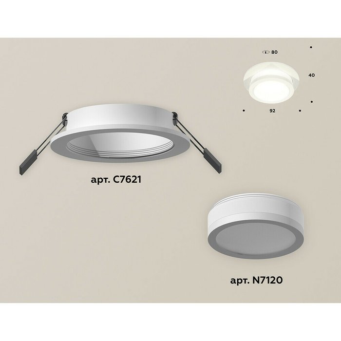 Светильник точечный Ambrella Techno Spot XC7621041 - купить Встраиваемые споты по цене 2059.0