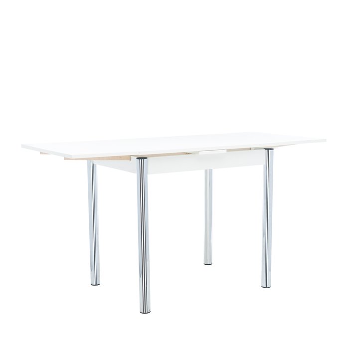 Обеденный стол раздвижной Марсель 1Р белого цвета - лучшие Обеденные столы в INMYROOM