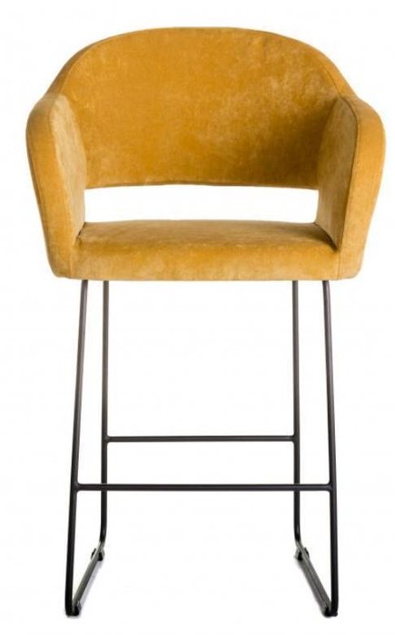 Кресло барное Oscar желтого цвета - лучшие Барные стулья в INMYROOM